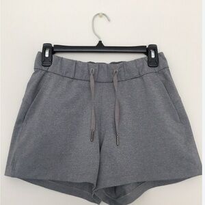 Lululemon Athletica Gray Athletic Shorts with Elastic Waistband